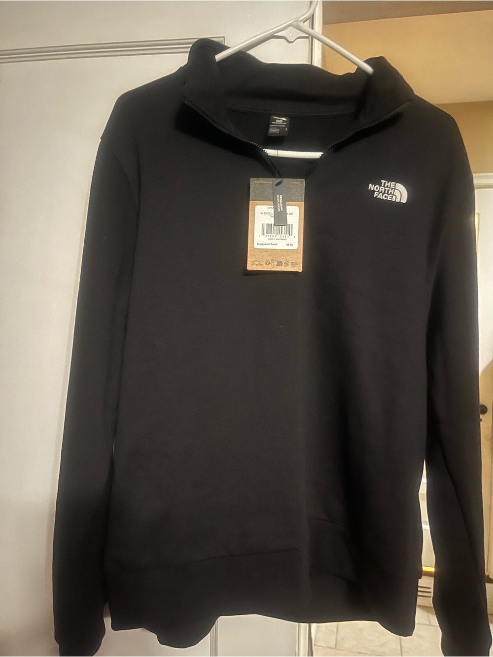 The North Face Black Half-Zip Fleece Pullover